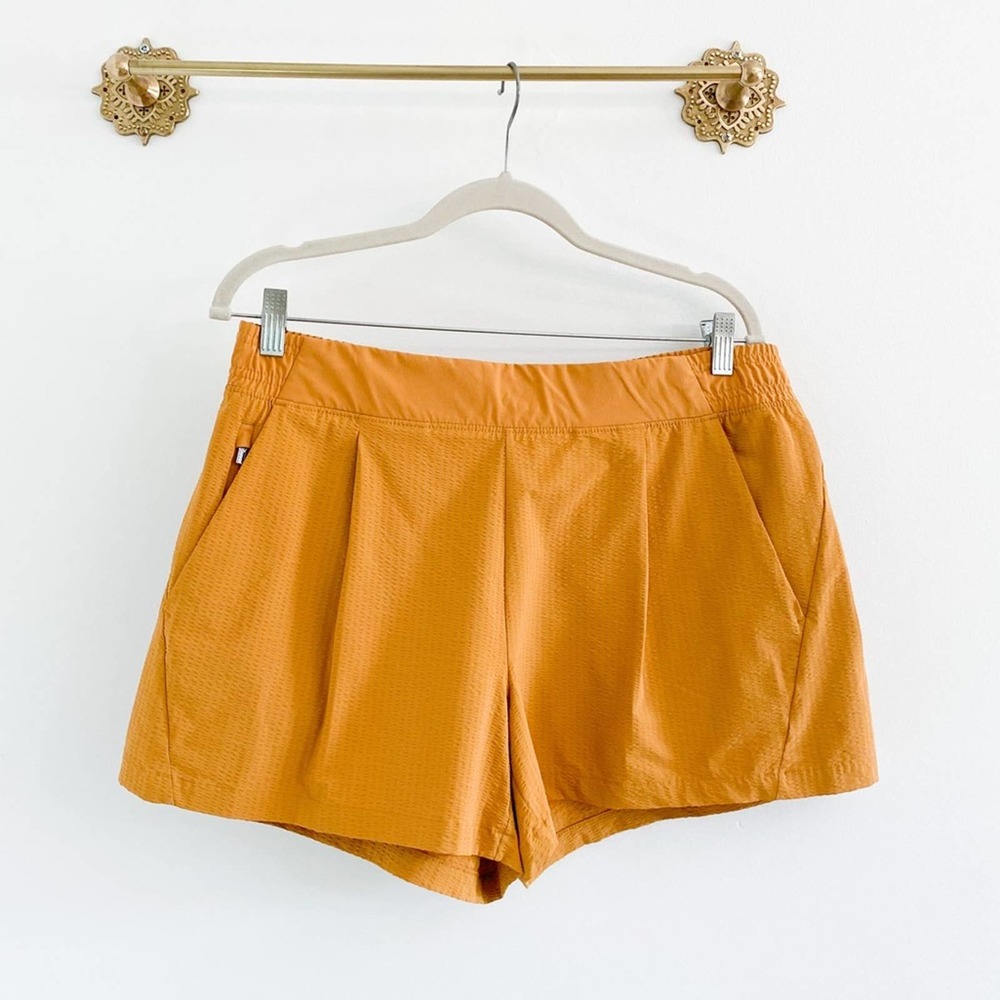 Athleta Orange Athletic Shorts